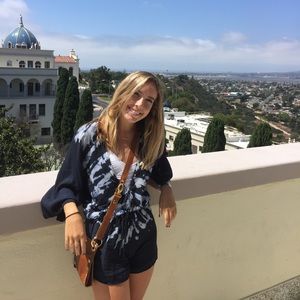 Blue Life Tye Dye Romper